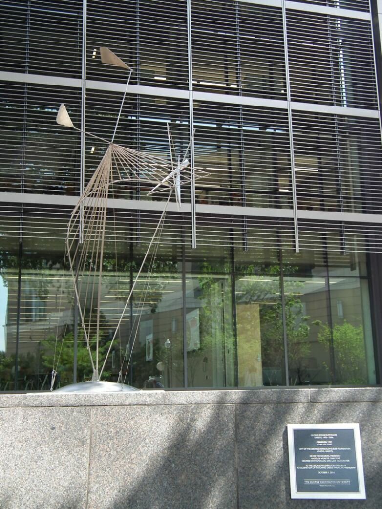 Sculptor George Zongolopoulos’ “POSEIDON” in Washington DC, U.S.A.